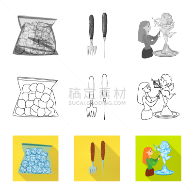 冻结的,纹理效果,图标,湿,华丽的,纯净,塑胶,霜,雪,设计