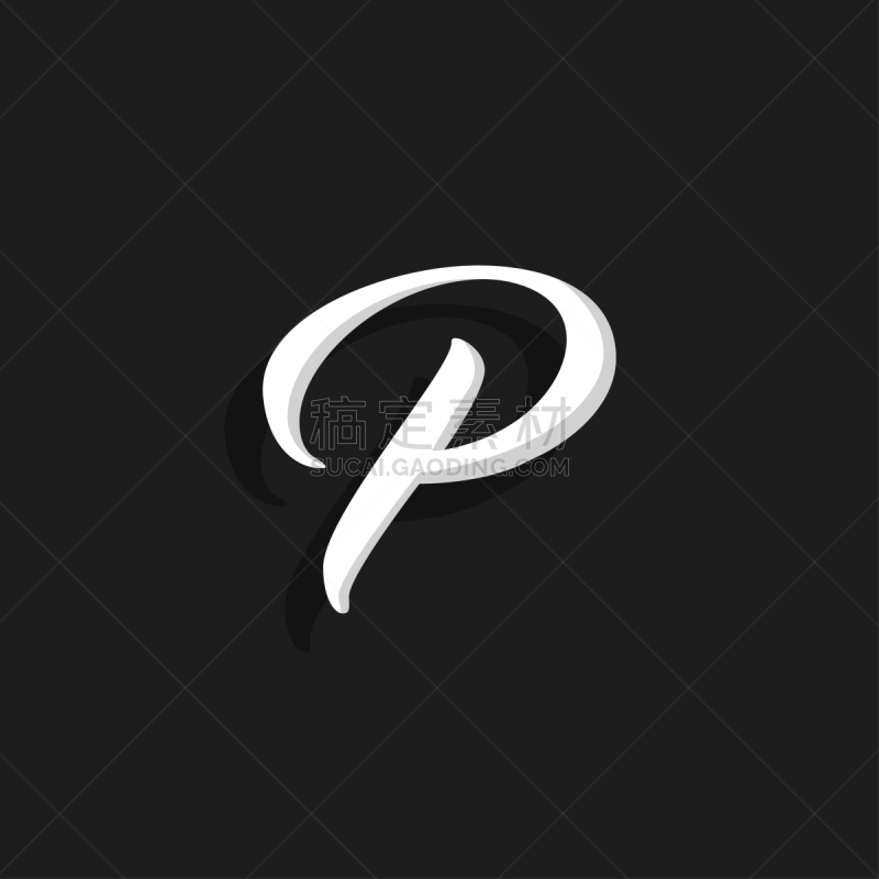 英文字母P,品牌名称,创造力,商务,概念,字母,信函,黑板,模板,手写