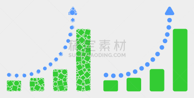 图表,斑点,计算机图标,平坦的,时髦的,球体,一个物体,生长