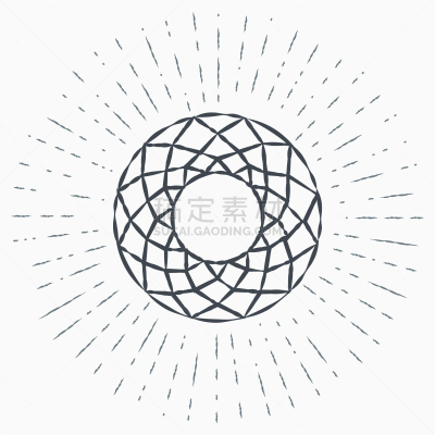 分离着色,图标,钻石,白色背景,华贵,球座,模板,复古