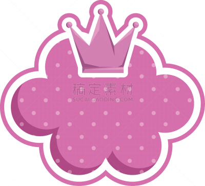 云,王冠,女王,可爱的,高雅,华贵,庆祝,设计