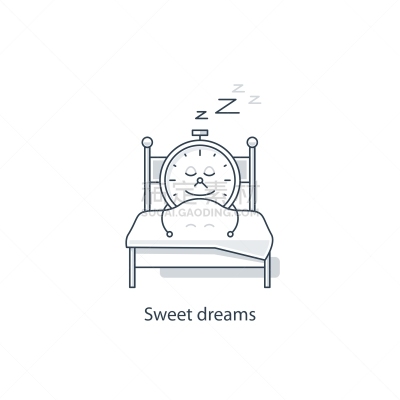 夜晚,梦想,秒表,可爱的,直的,小的,恶作剧,图像,睡觉