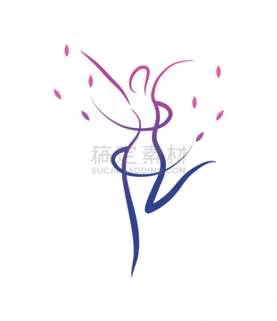 自然,女人,叶子,无忧无虑,平衡,营养学家,图像,剪影