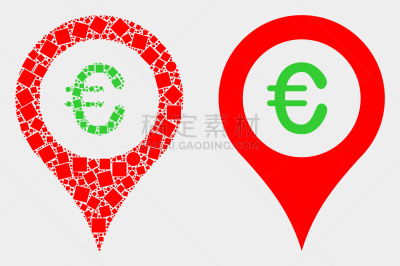 像素化,平坦的,图标,距离标记,不规则的,长方形,球体,式样
