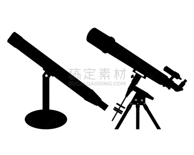 矢量,望远镜,三脚架,行星,天文学,视力,个人数据助理,图像,天空,透镜