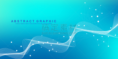 点连成线,生活方式,矢量,波形,几何形状,背景,绘画插图,科学,成一排,抽象