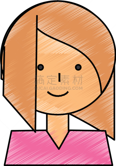 女人,侧面像,卡通,衣服,商务,商务人士,人,概念,肖像,图像