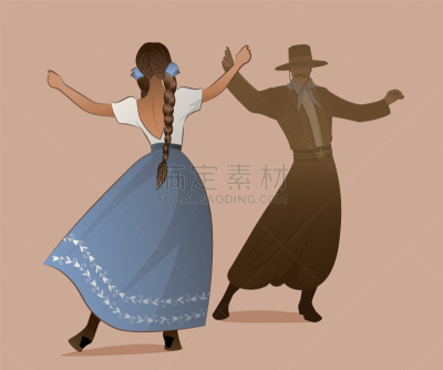 女人,小胡子,高卓牛仔,帽子,男孩,白色,人,男人,图像,乌拉圭