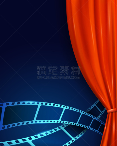 戏剧表演,模板,红色,胶卷,电影,矢量,特写,窗帘,背景,颁奖典礼