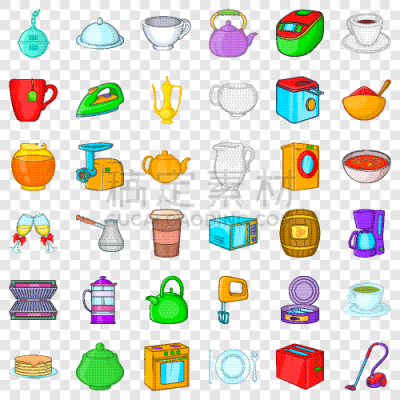 食品加工机,漫画,计算机图标,家庭生活,图像,矢量,品牌名称,收集,烹调,切断