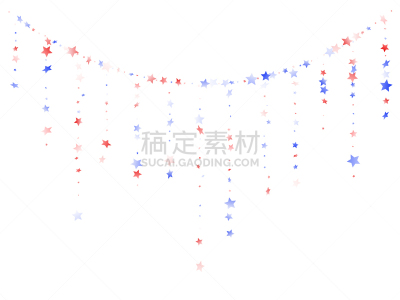 红色,美国,矢量,蓝色,白色,星形,背景,五彩纸屑,七月,乌克兰