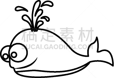 鲸,喷泉,单色调,分离着色,可爱的,濒危物种,自然,平视角,剪影