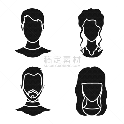 分离着色,性格,标志,侧面像,人造物,专业人员,肖像,女人,头发,布置