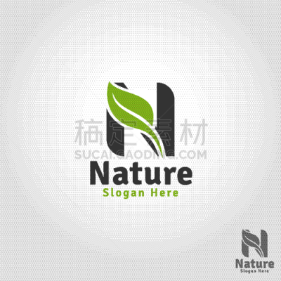 自然,模板,叶子,品牌名称,英文字母N,有机食品,商务,草本,干净,概念