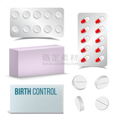 女性,避孕药,成年的,卵巢,荷尔蒙,雌激素,黄体酮,女人,白色,写实