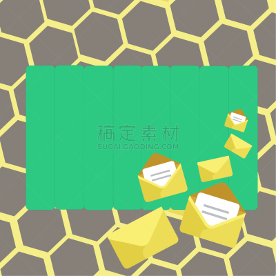 信封,塞进去,纸,关闭的,开着的,创造力,明信片,商务,请柬,布置