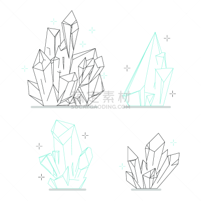 钻石,计算机图标,水晶,矢量,线条,白色背景,分离着色,几何形状,背景分离,石英