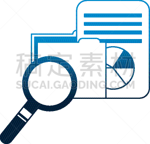 商务,数据,放大镜,活页夹,小型放大镜,计算机,文档,图像,矢量,搜寻
