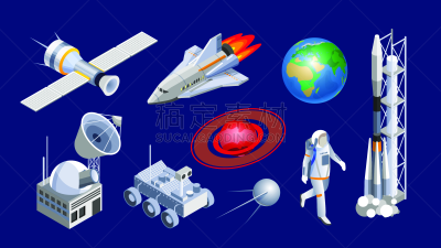 太空船,火箭,航天飞机,太空,空间站,船,有序,空间探索,背景分离,太空服