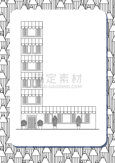 房屋,英文字母L,代表,动画片,可爱的,字母,字母表次序,铅笔,肖像,绘制