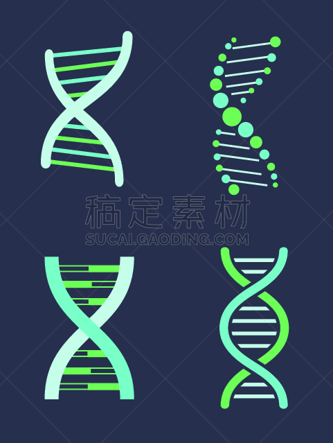 色彩鲜艳,脱氧核糖核酸,链,青绿色,彩色图片,多样,生物学,螺旋,微生物学,横截面