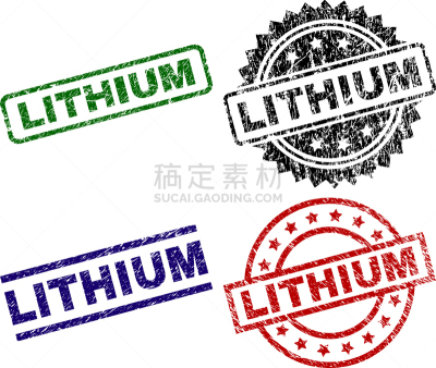 锂,海豹,橡皮章,划痕,纹理效果,红色,长方形,单词,非凡的,文字