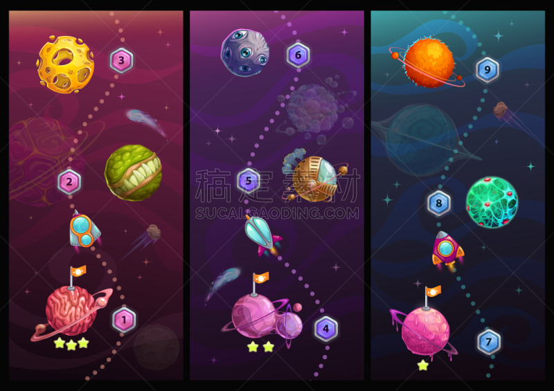 星系,太空,火箭,旅途,概念,游戏,天空,水平画幅,星星,进行中