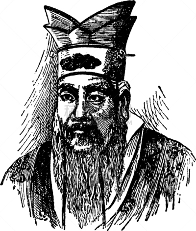 孔子,白色,矢量,编辑,雕刻图像,黑色,图像,复古