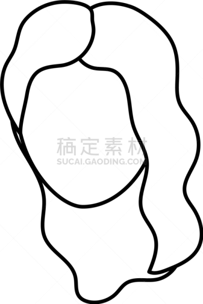发型,女人,成一排,头像,设计师,头发,人,轮廓,商务