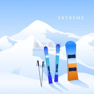 雪板,矢量,地形,山,滑雪运动,滑雪场,极限运动,寒冷,活动