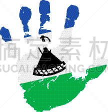 莱索托,白色背景,国内著名景点,纺织品,人种