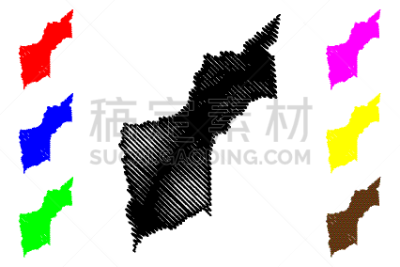 加利福尼亚,尤巴,国内著名景点,边界,现代,草图,城市,乱画,剪影