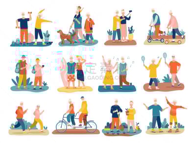 永远年轻,概念,活力,老年男人,运动,背景分离,一个人,慢跑,双人自行车,自行车