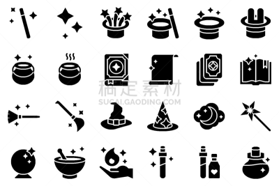 巫术,时尚,家庭,图标集,健康保健,飘然,大锅炉,兔子,地球形,试管