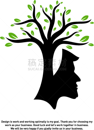品牌名称,人,概念,脑部,动物头,商务,环境,设计,树,思考