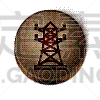 brown line electric tower used to support an