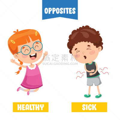 卡通,反差,英语,单词,健康保健,小学,儿童,童年,剪贴画