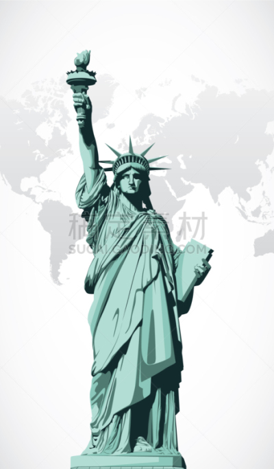 纽约,美国,美国国庆日,海岸线,矢量,庆祝,自立,剪影