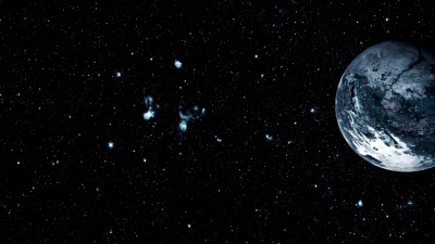 在寻找太阳系外行星的过程中。在不同行星之间的外层空间飞行。 。3840x2160
