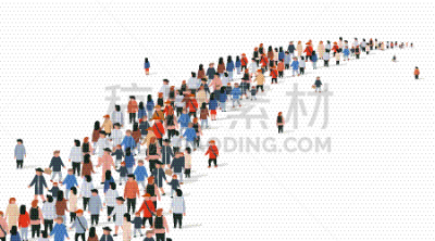 商务,群众,成一排,人,社交聚会,交通,长的,远距离,模板,女人