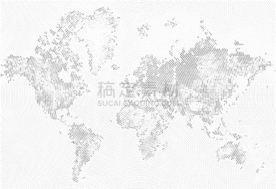 斑点,抽象,黑白图片,白色,损坏的,大洲,点染,装饰,复古