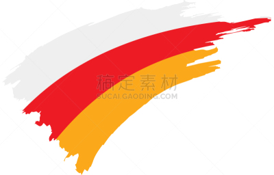 南奥塞梯,白色,欧洲,职权,国内著名景点,红色,涂料,矢量,高加索山脉