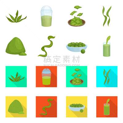 品牌名称,分离着色,海洋,蛋白质,一个物体,蔬菜,素食,健康保健,螺线,清新