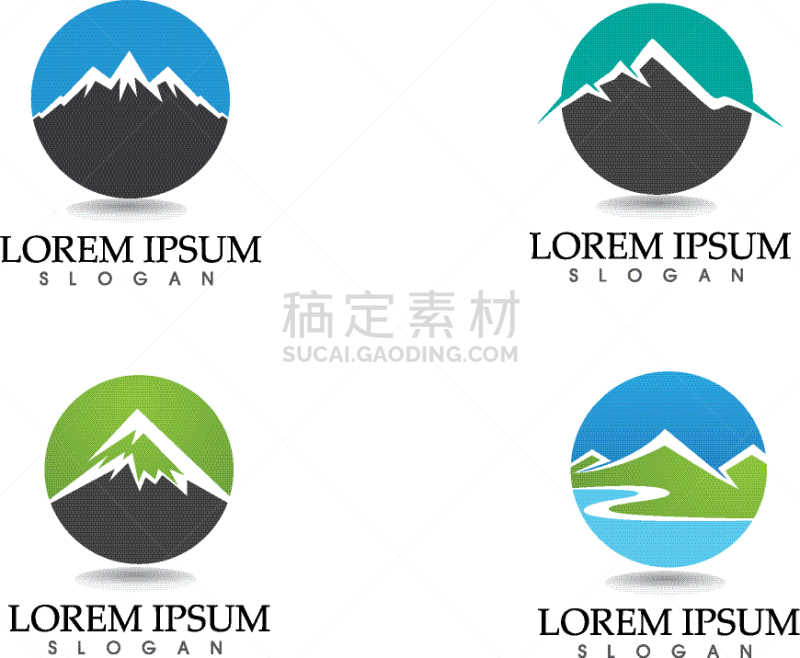 符号,模板,品牌名称,移动应用程序,山,生物学,清新,概念,环境,图像