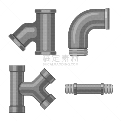 装管,图标集,管道,分离着色,金属,锅炉,莫诺湖,建筑业,钢铁,收集