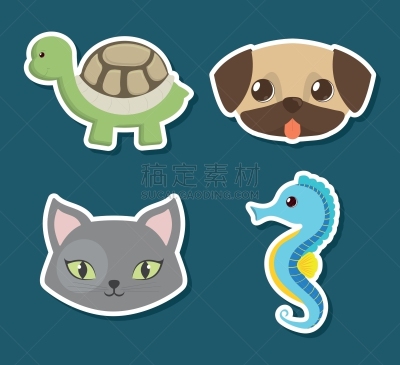 宠物,家庭,图像,计算机图标,可爱的,自然,人,猫,狗,相伴