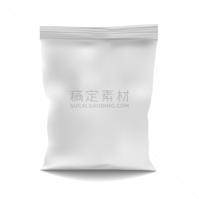 白色,食品,小吃,小包,空白的,铝箔,矢量,图像,包