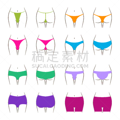 短灯笼裤,女人,彩色图片,瘦弱,舞台,线条,分离着色,轮廓,红色