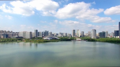 合肥的城市景观与天际线
