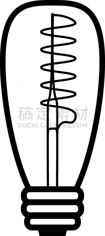 螺线,轮廓,爱迪生,高雅,灯,华丽的,计划书,技术,模板,现代